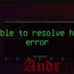 Can t resolve server ip address перевод
