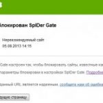 Dr web блокирует сайты